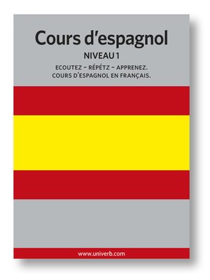 cover image of Cours d'espagnol